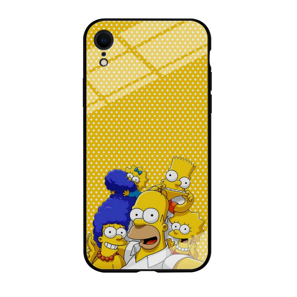 Simpson Happiness Selfie iPhone XR Case