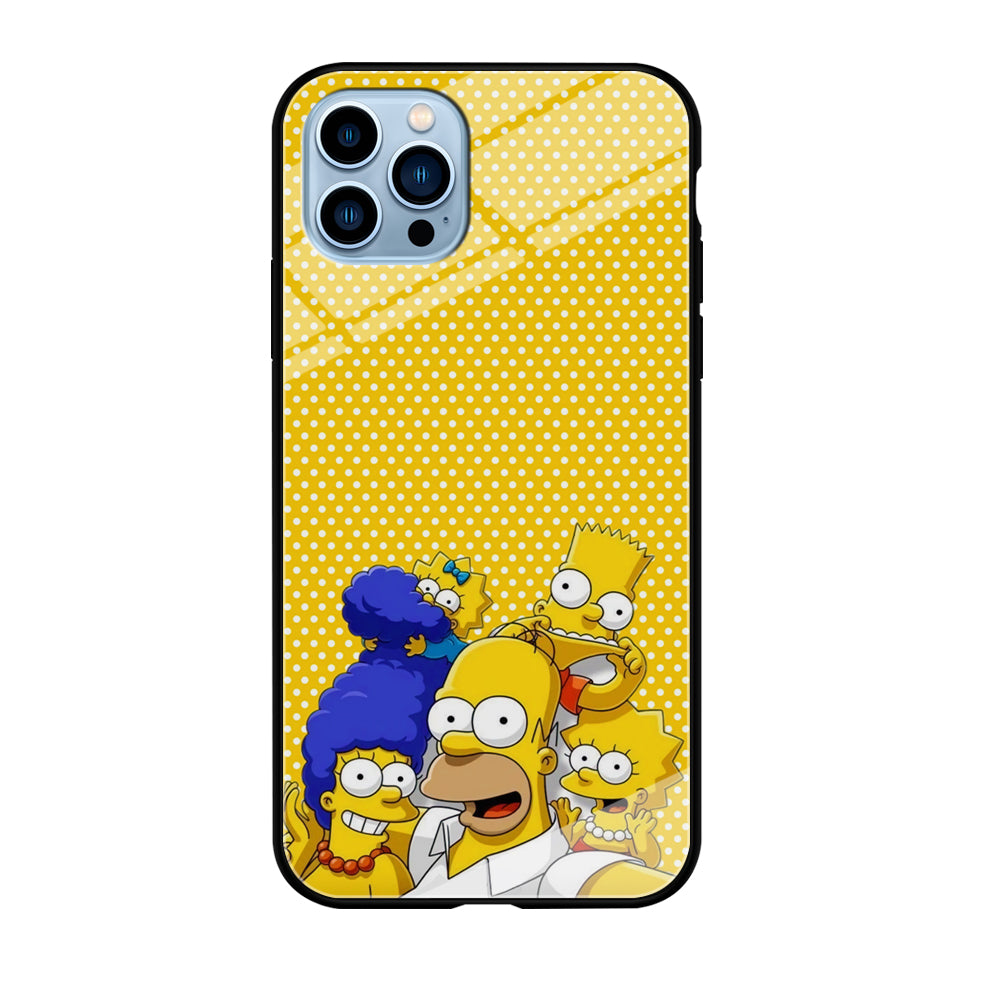 Simpson Happiness Selfie iPhone 12 Pro Case