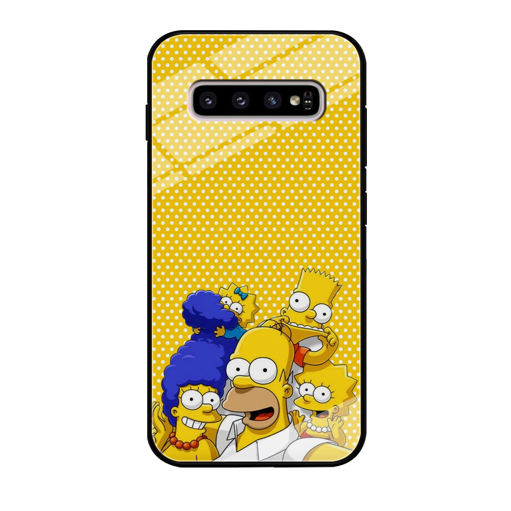 Simpson Happiness Selfie Samsung Galaxy S10 Case