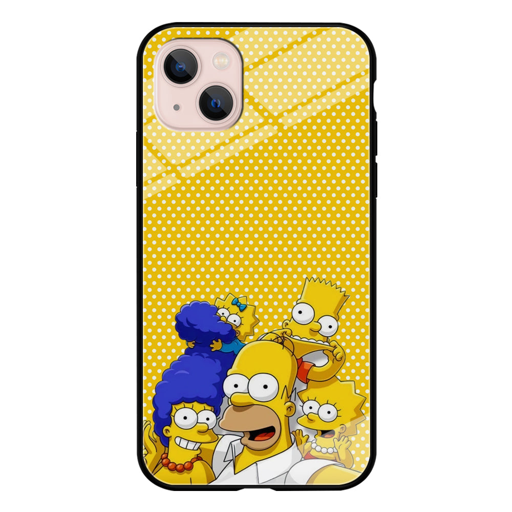 Simpson Happiness Selfie iPhone 13 Case