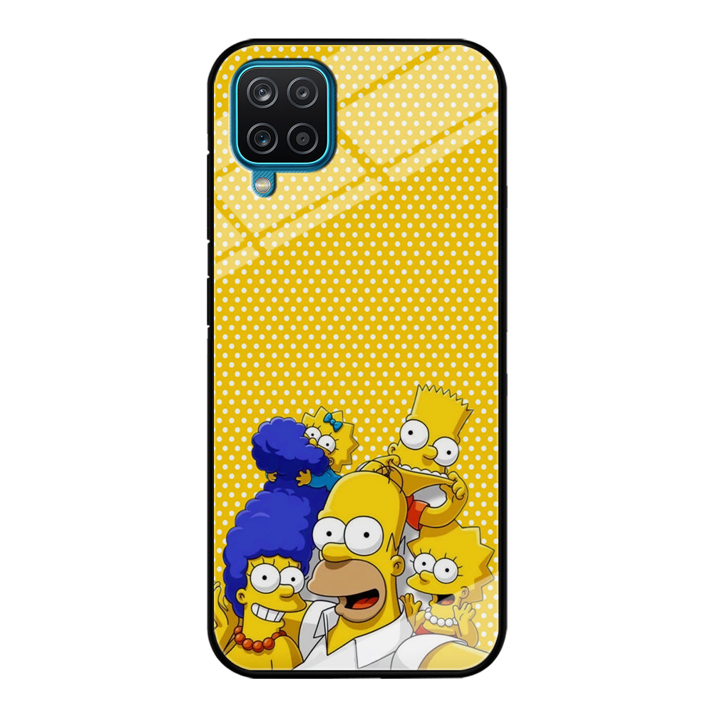 Simpson Happiness Selfie Samsung Galaxy A12 Case