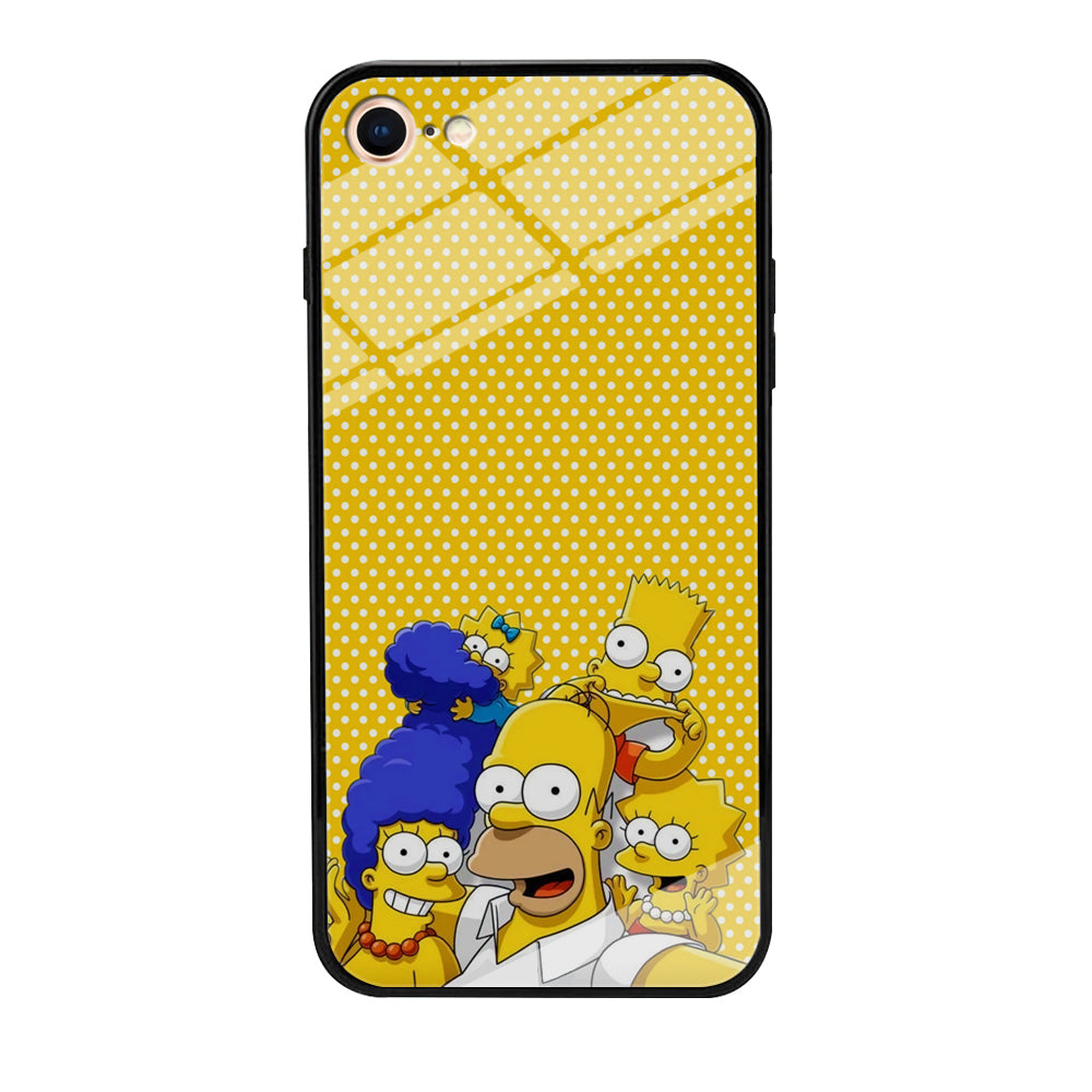 Simpson Happiness Selfie iPhone 8 Case