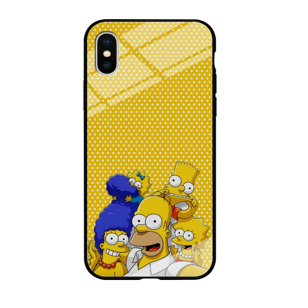 Simpson Happiness Selfie iPhone X Case