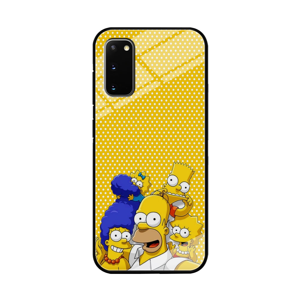 Simpson Happiness Selfie Samsung Galaxy S20 Case