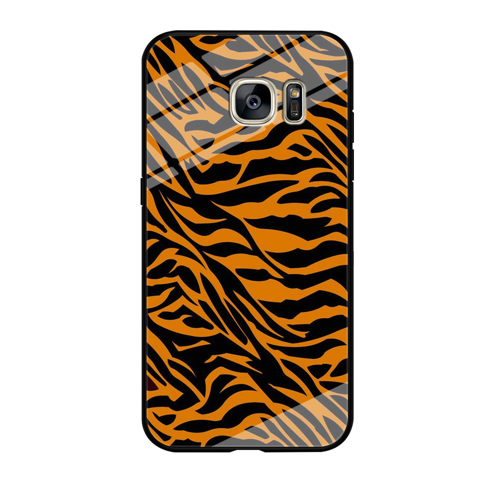 Skin Tiger Animal Samsung Galaxy S7 Case Tempered Glass Case
