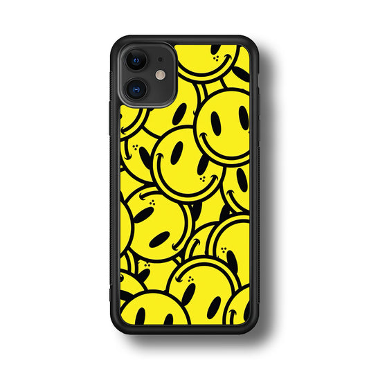 Smile Emoji Yellow iPhone 11 Case