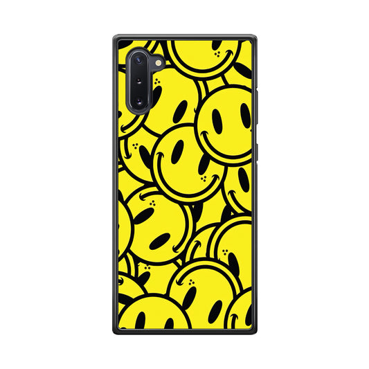 Smile Emoji Yellow Samsung Galaxy Note 10 Case