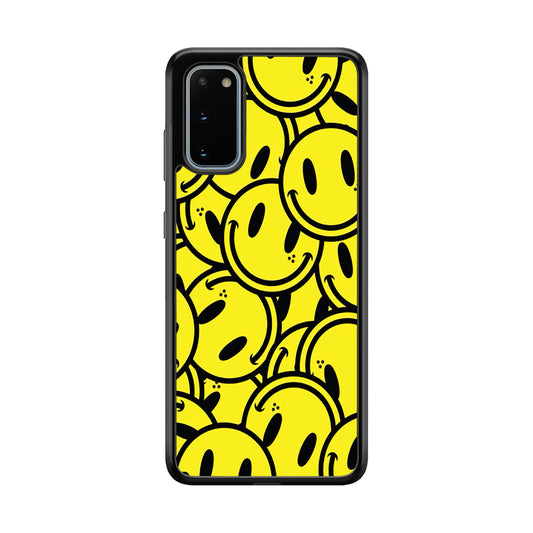 Smile Emoji Yellow Samsung Galaxy S20 Case