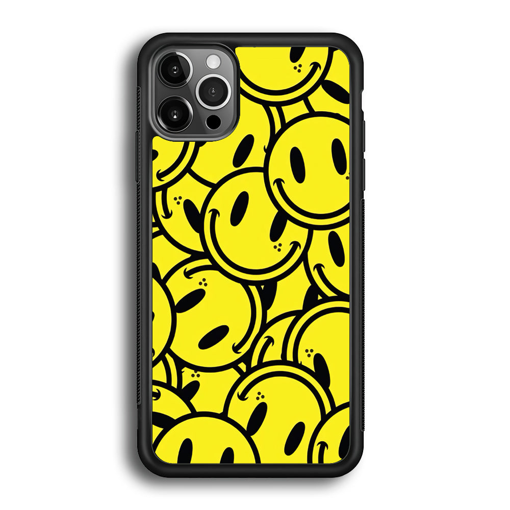 Smile Emoji Yellow iPhone 12 Pro Case