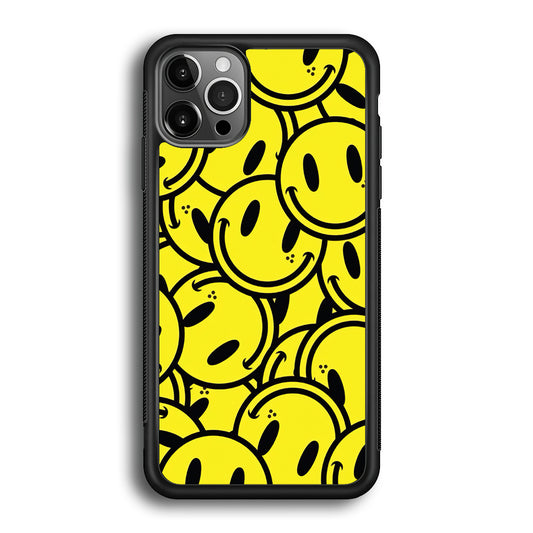 Smile Emoji Yellow iPhone 12 Pro Case
