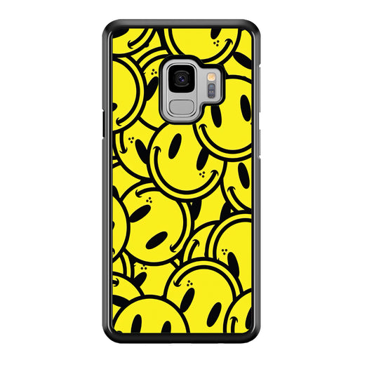 Smile Emoji Yellow Samsung Galaxy S9 Case