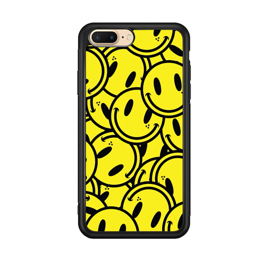 Smile Emoji Yellow iPhone 8 Plus Case