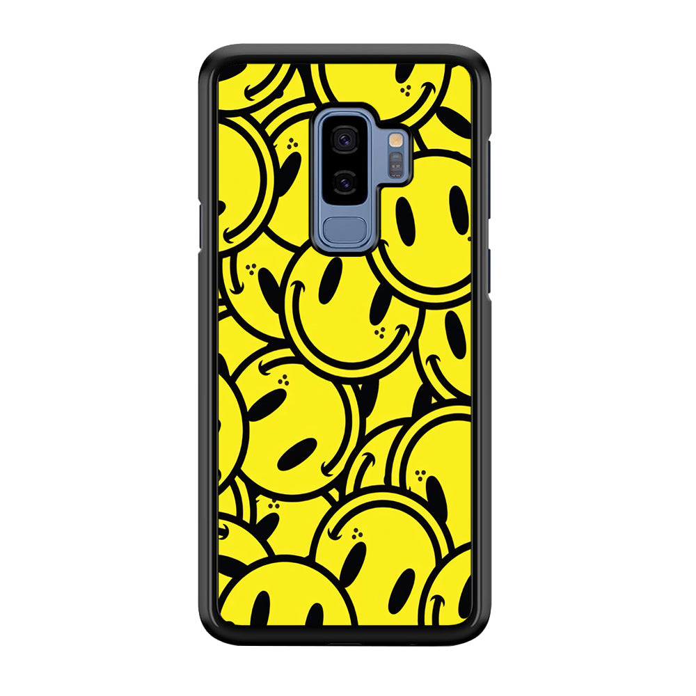 Smile Emoji Yellow Samsung Galaxy S9 Plus Case