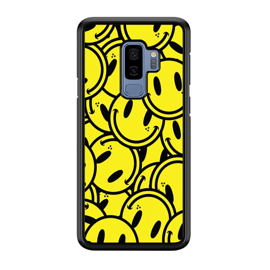 Smile Emoji Yellow Samsung Galaxy S9 Plus Case