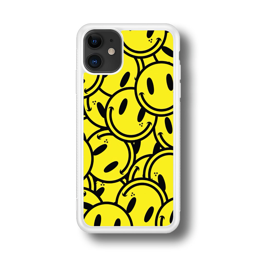 Smile Emoji Yellow iPhone 11 Case