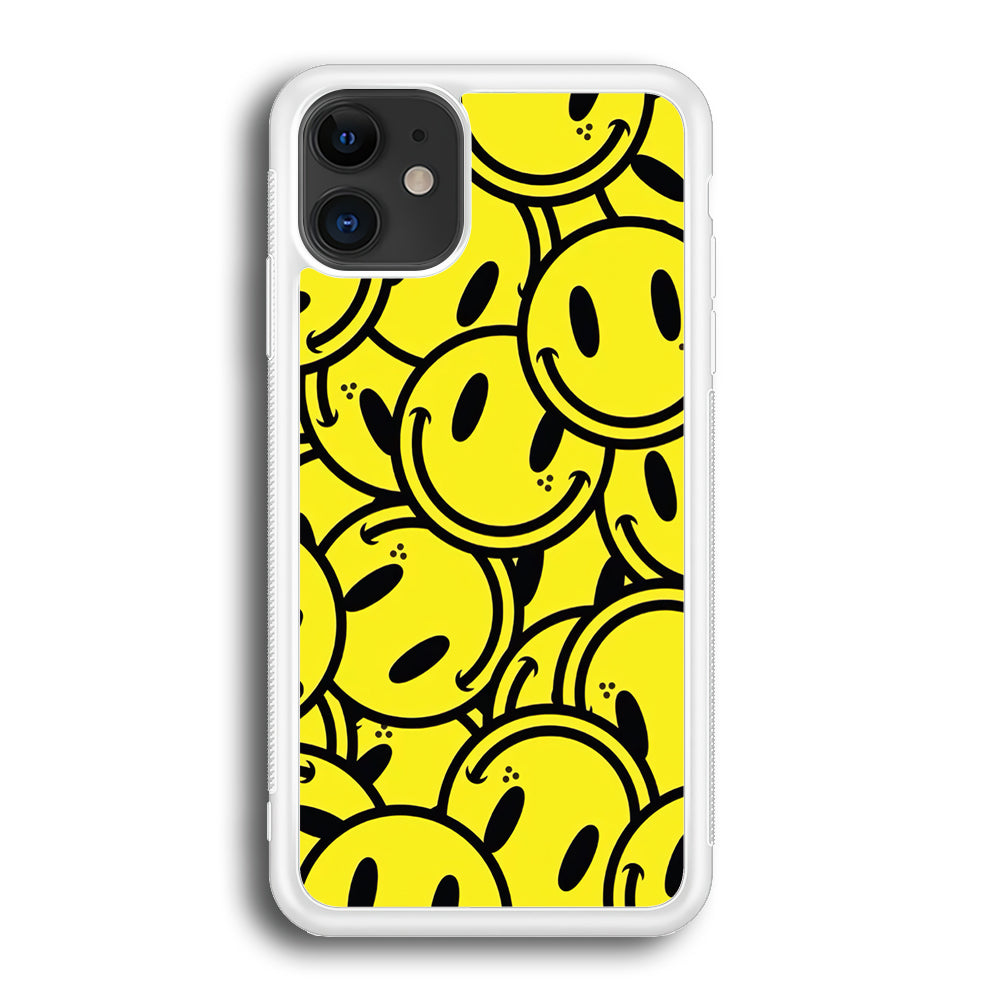 Smile Emoji Yellow iPhone 12 Case