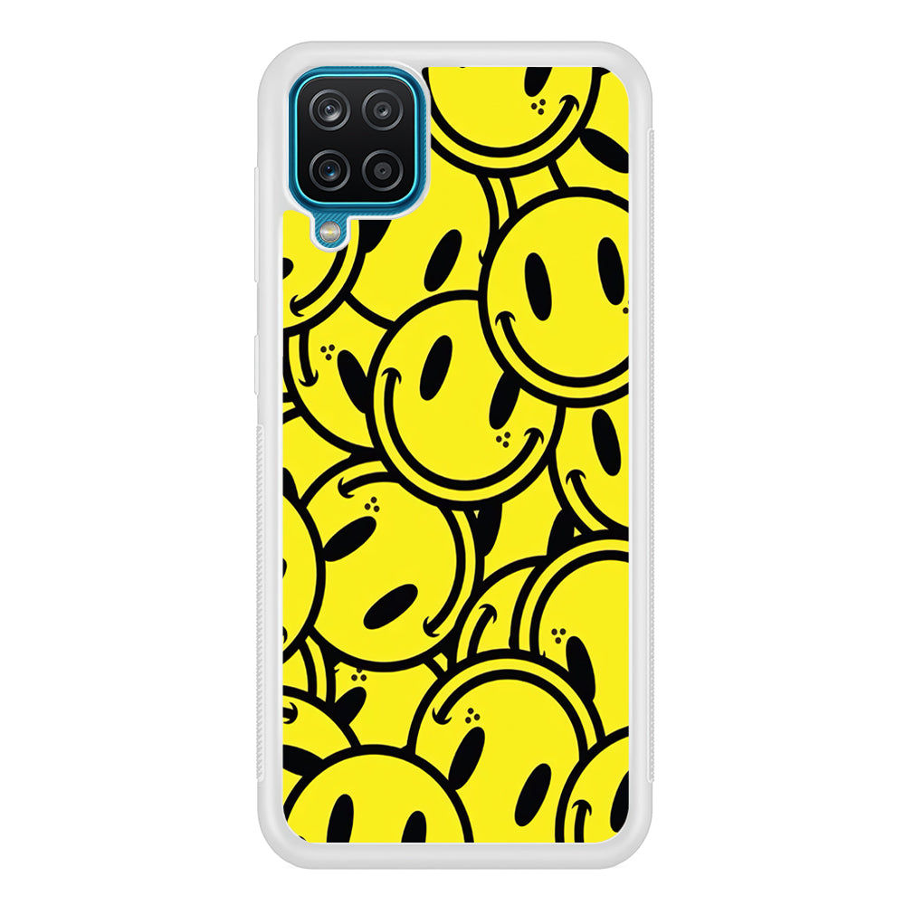 Smile Emoji Yellow Samsung Galaxy A12 Case