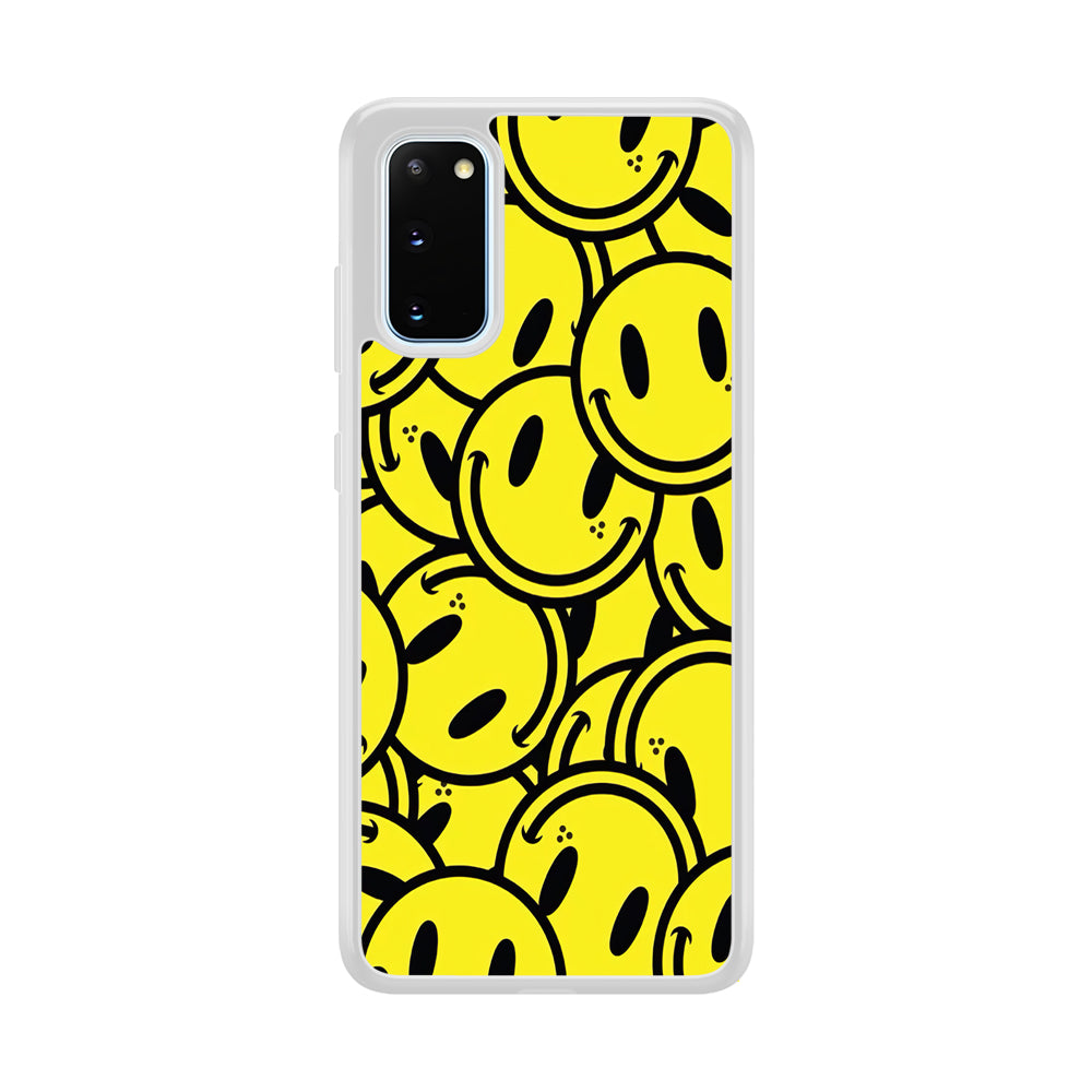 Smile Emoji Yellow Samsung Galaxy S20 Case