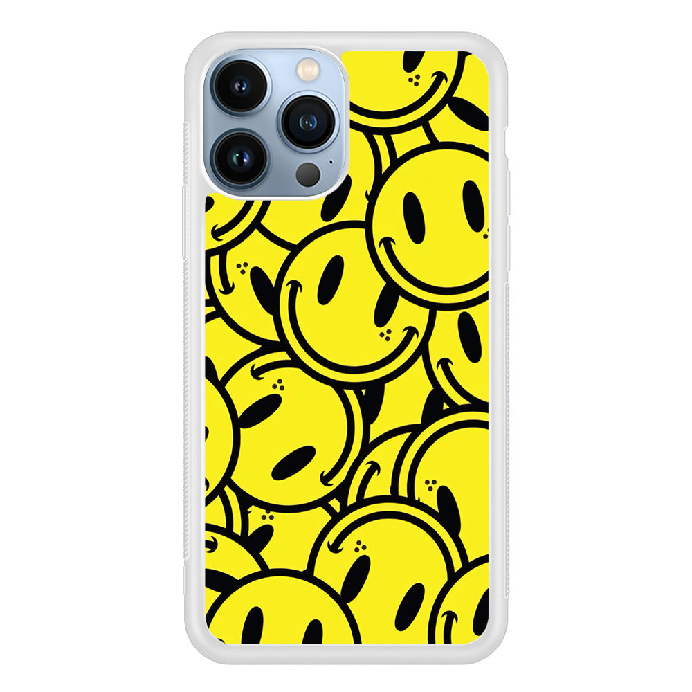 Smile Emoji Yellow iPhone 13 Pro Max Case