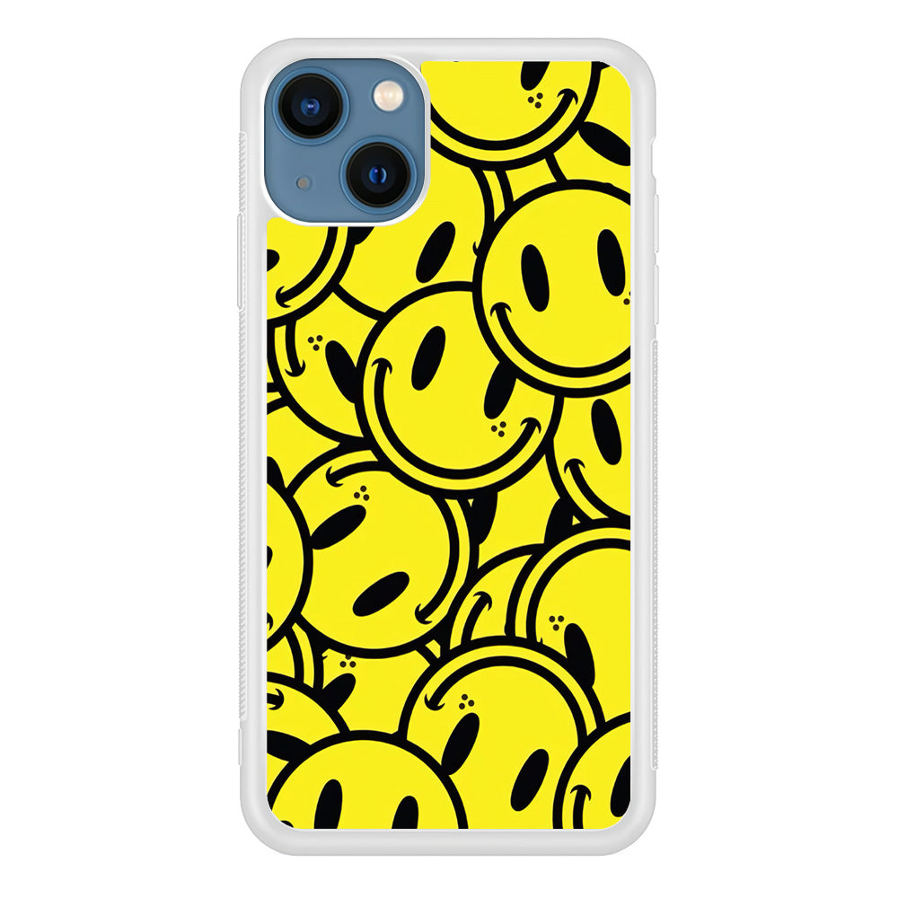 Smile Emoji Yellow iPhone 13 Case