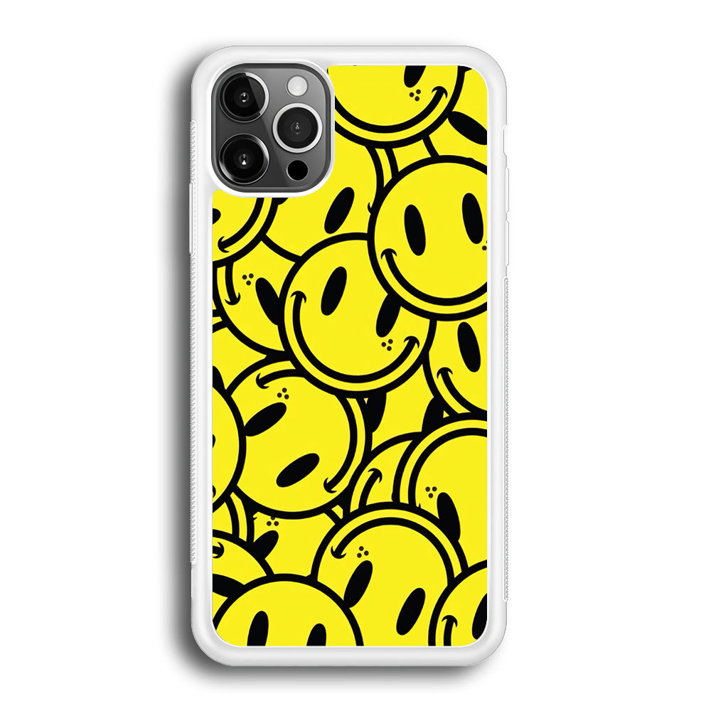 Smile Emoji Yellow iPhone 12 Pro Case