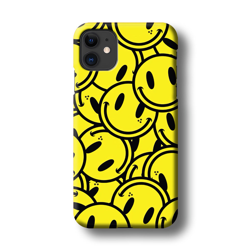 Smile Emoji Yellow iPhone 11 Case