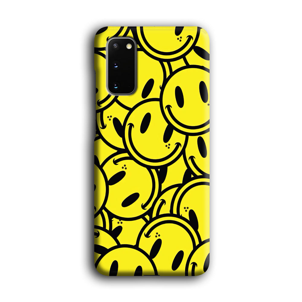 Smile Emoji Yellow Samsung Galaxy S20 Case