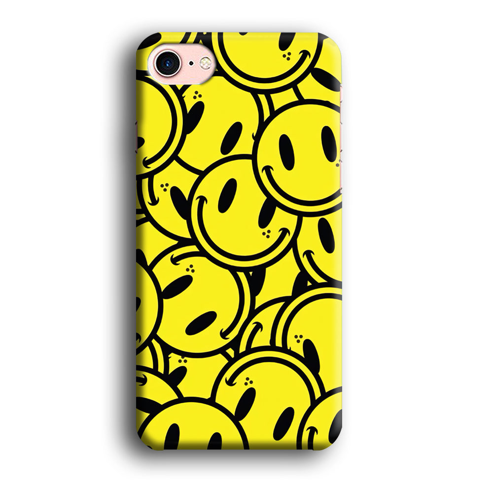 Smile Emoji Yellow iPhone 8 Case