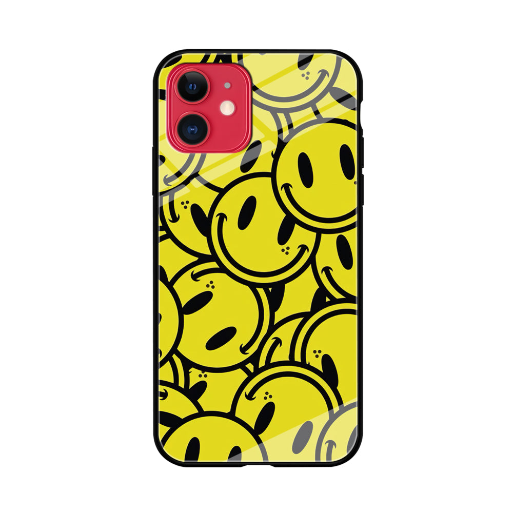 Smile Emoji Yellow iPhone 11 Case