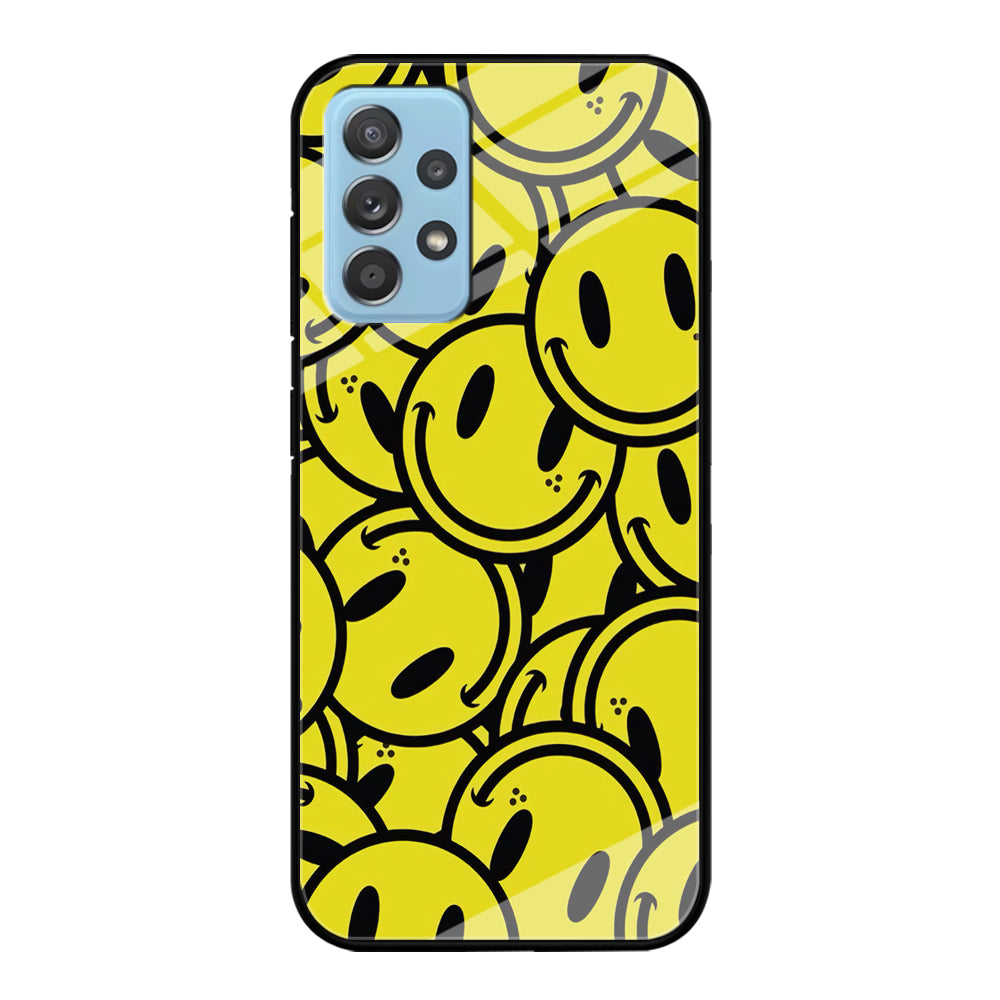 Smile Emoji Yellow Samsung Galaxy A52 Case