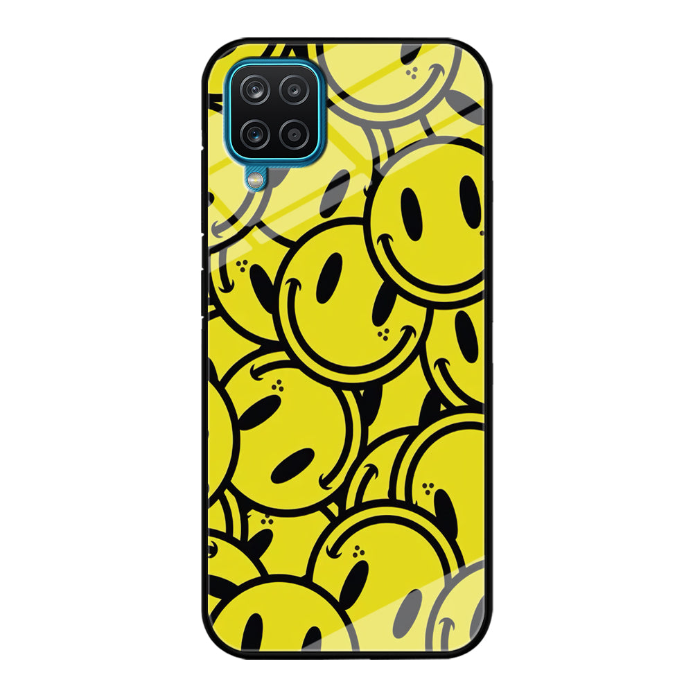 Smile Emoji Yellow Samsung Galaxy A12 Case