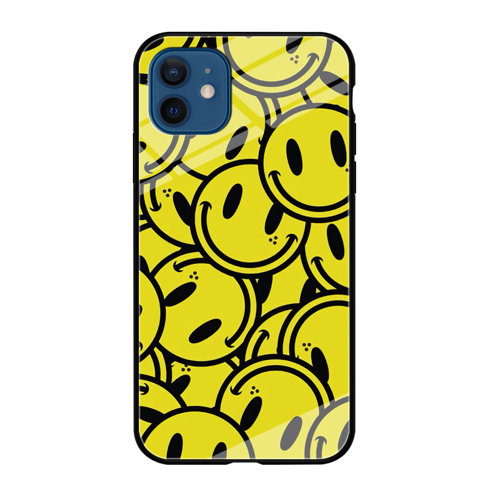 Smile Emoji Yellow iPhone 12 Case