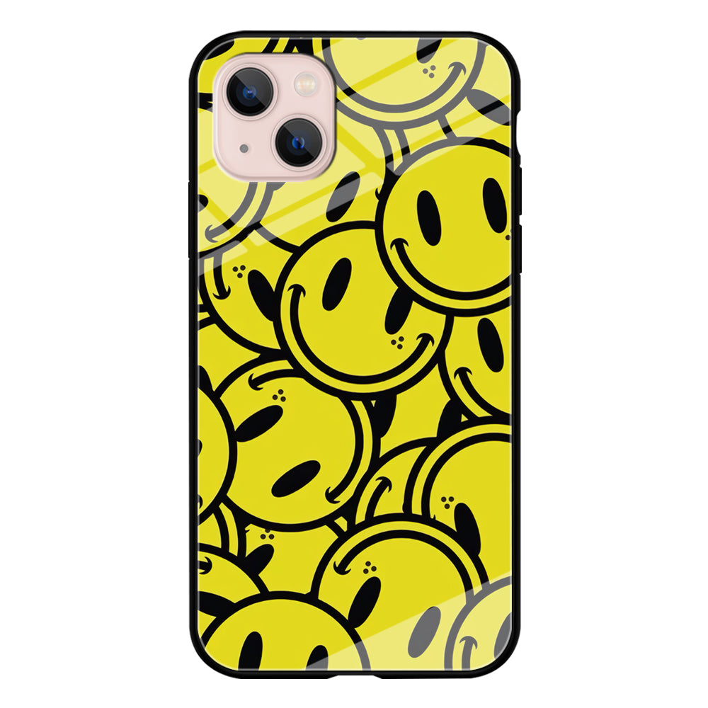 Smile Emoji Yellow iPhone 13 Case