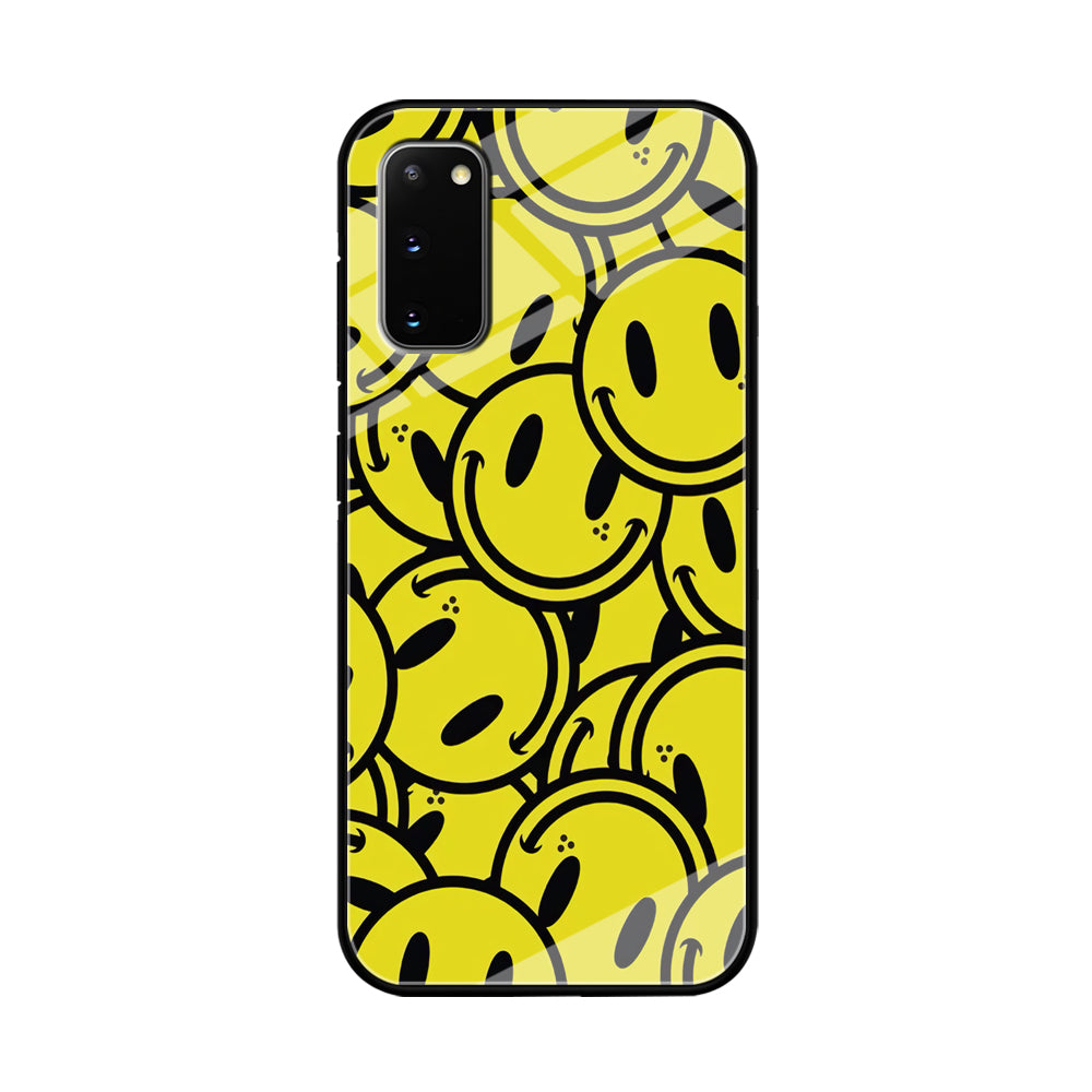 Smile Emoji Yellow Samsung Galaxy S20 Case