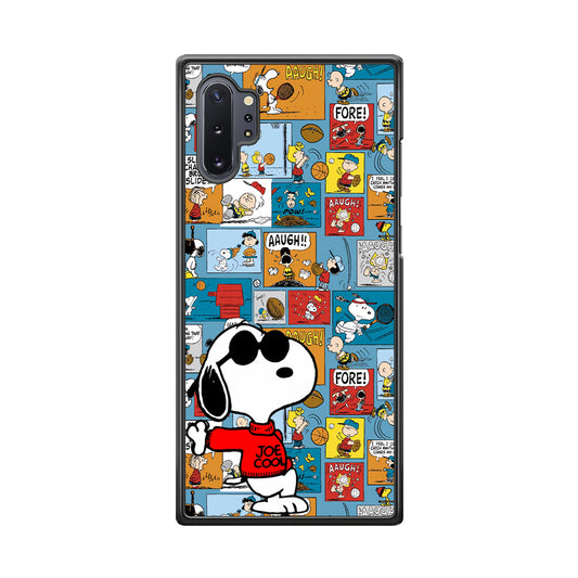 Snoopy Colorful Page Samsung Galaxy Note 10 Plus Case