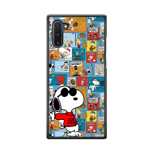 Snoopy Colorful Page Samsung Galaxy Note 10 Case