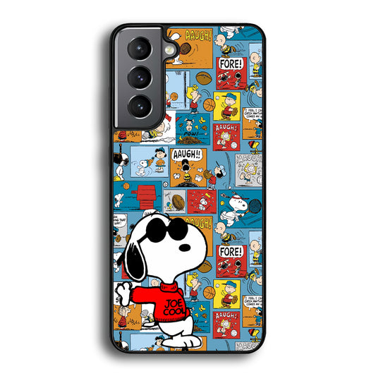 Snoopy Colorful Page Samsung Galaxy S21 Plus Case - Carneyforia
