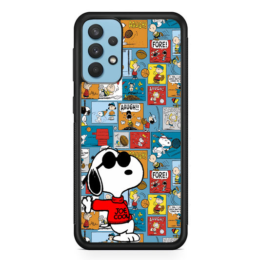 Snoopy Colorful Page Samsung Galaxy A32 Case