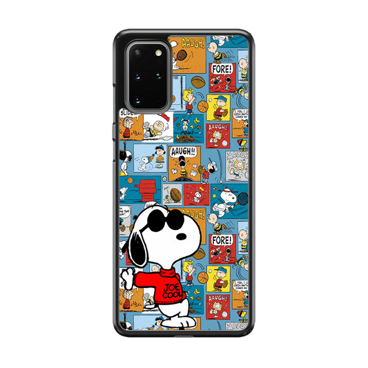 Snoopy Colorful Page Samsung Galaxy S20 Plus Case