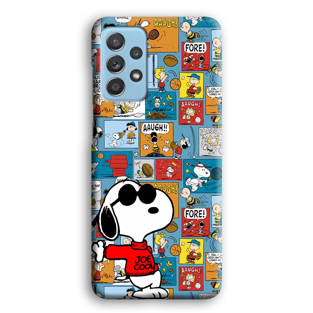 Snoopy Colorful Page Samsung Galaxy A72 Case