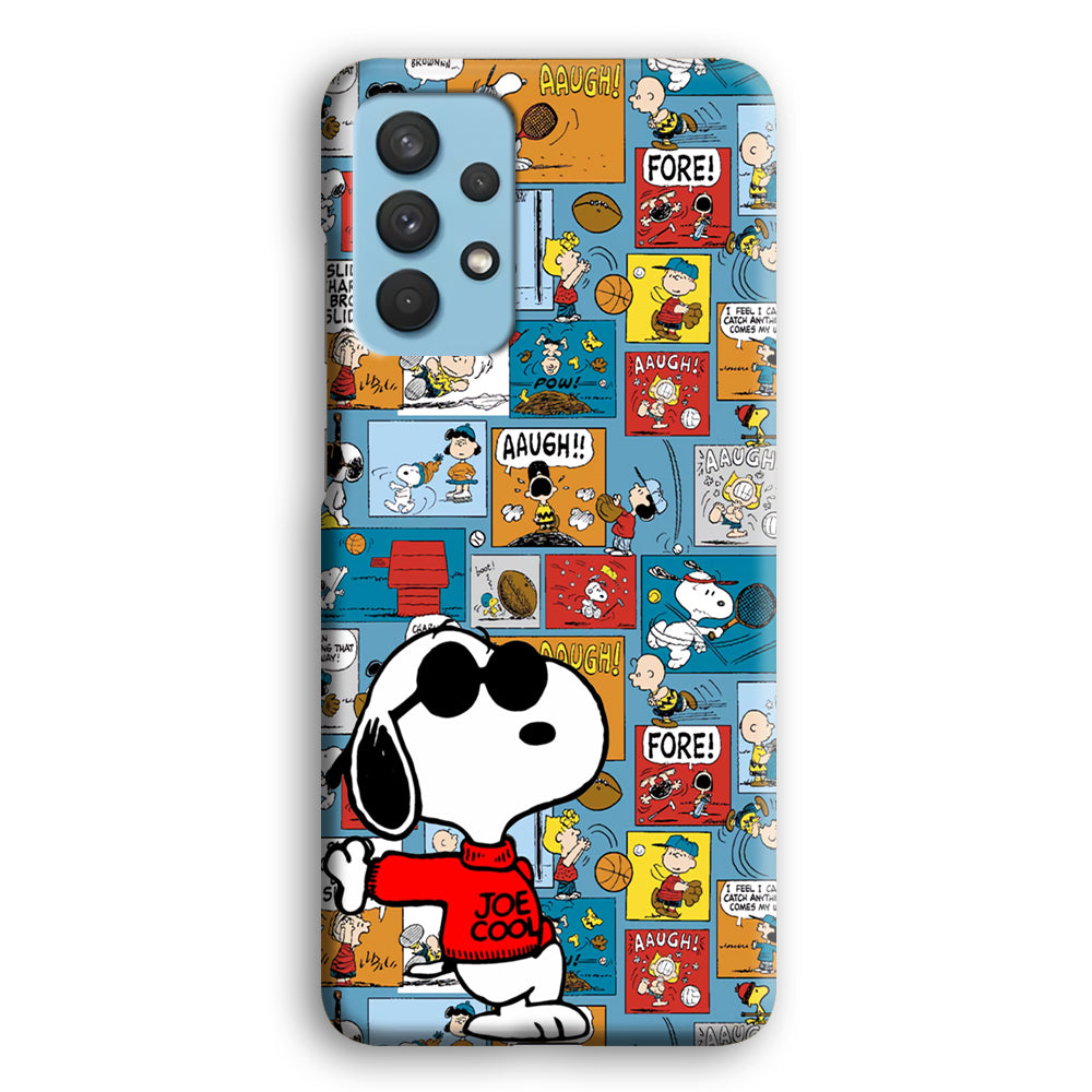 Snoopy Colorful Page Samsung Galaxy A32 Case