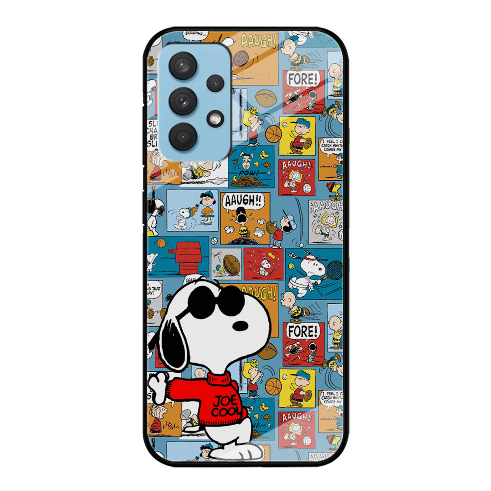 Snoopy Colorful Page Samsung Galaxy A32 Case