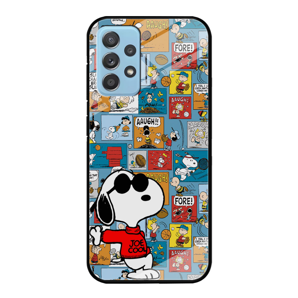 Snoopy Colorful Page Samsung Galaxy A52 Case