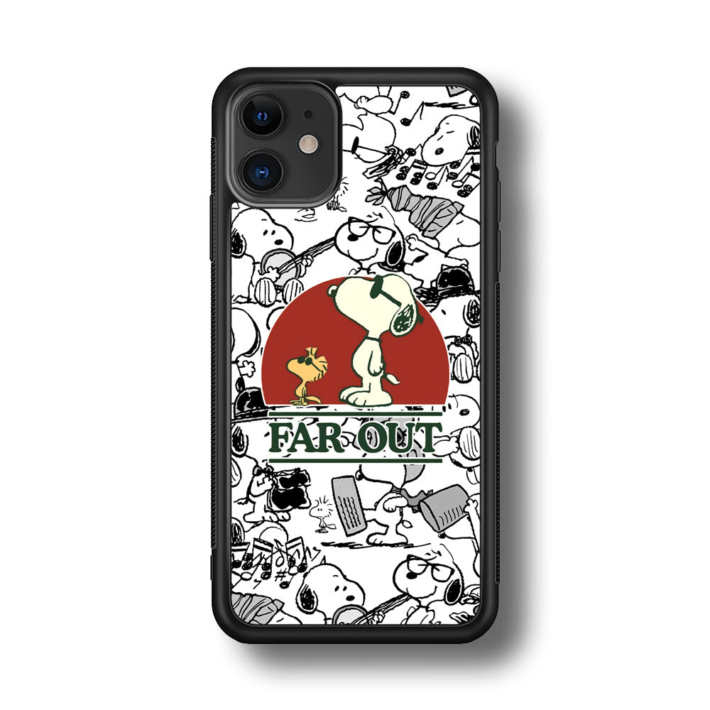 Snoopy Far Out Gaze iPhone 11 Case