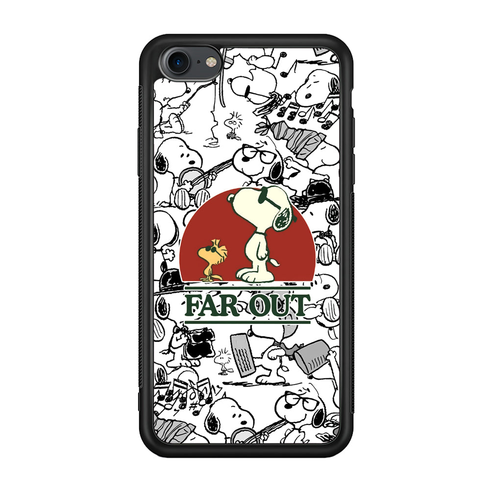 Snoopy Far Out Gaze iPhone 8 Case