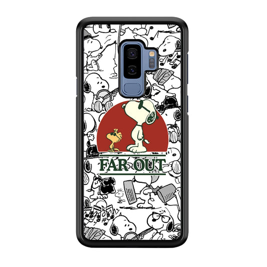 Snoopy Far Out Gaze Samsung Galaxy S9 Plus Case