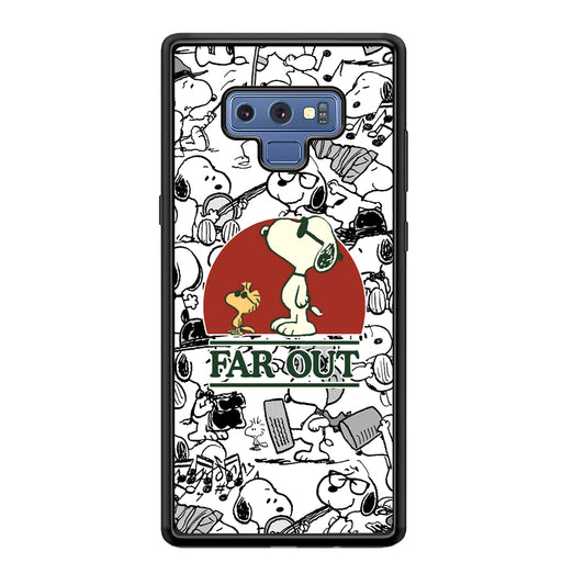 Snoopy Far Out Gaze Samsung Galaxy Note 9 Case