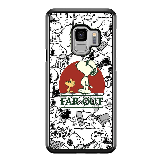 Snoopy Far Out Gaze Samsung Galaxy S9 Case