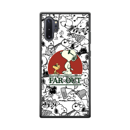 Snoopy Far Out Gaze Samsung Galaxy Note 10 Plus Case