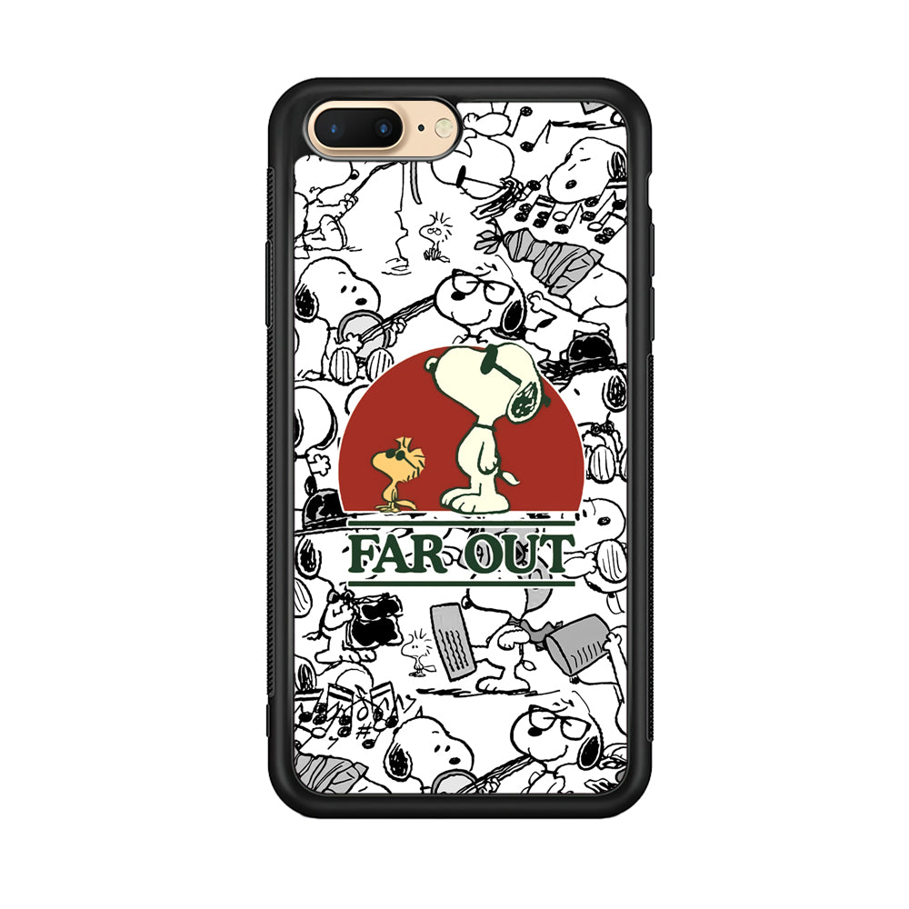 Snoopy Far Out Gaze iPhone 8 Plus Case